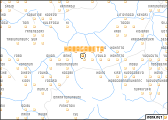 map of Habagabeta