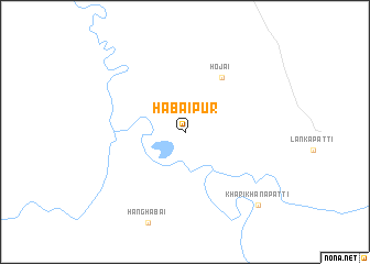 map of Hābāipur