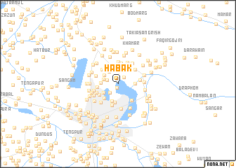 map of Habak