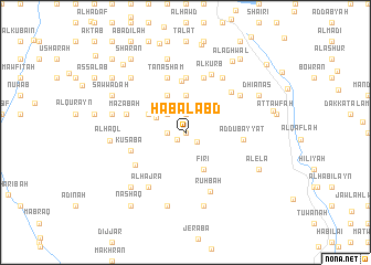 map of Habal Abd