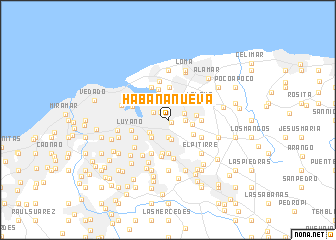map of Habana Nueva