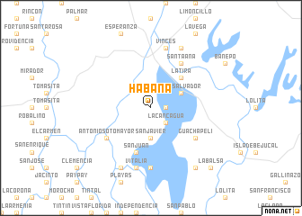 map of Habana