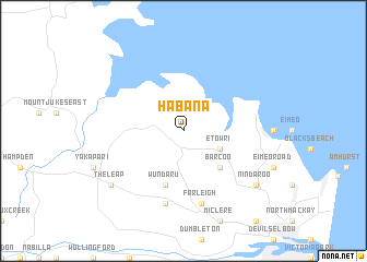 map of Habana