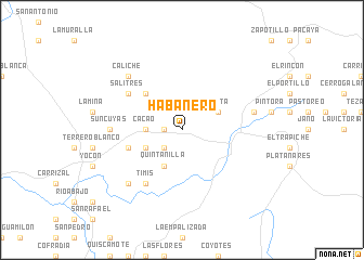 map of Habanero