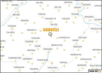 map of Habangi