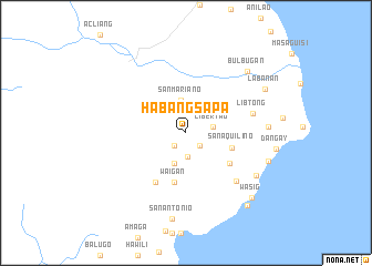 map of Habang-Sapa