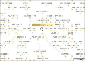 map of Habarakada