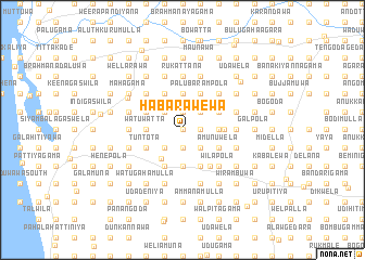 map of Habarawewa