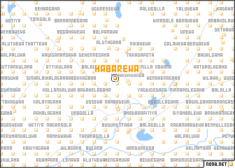 map of Habarewa