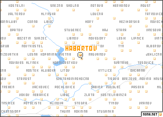 map of Habartov