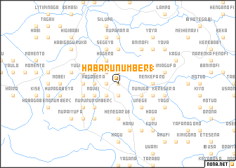 map of Habaru Number 1