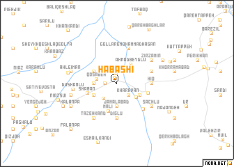 map of Ḩabashī