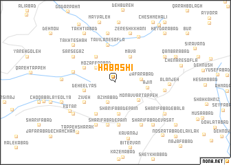 map of Ḩabashī