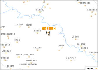 map of Ḩabash