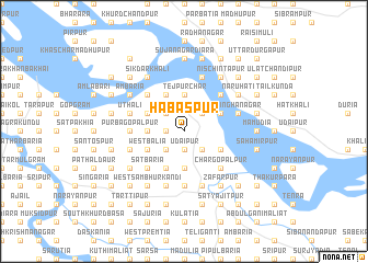 map of Hābāspur