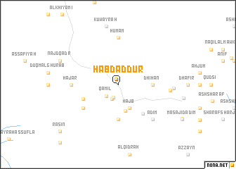 map of Ḩabd ad Dūr