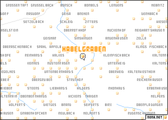 map of Habelgraben