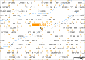 map of Habelsbach