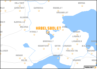 map of Habelsbolet