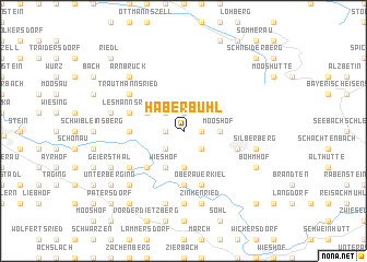 map of Haberbühl