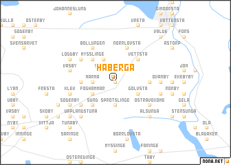 map of Haberga