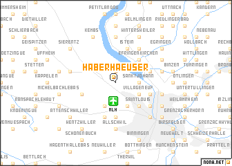 map of Haberhaeuser