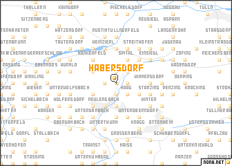 map of Habersdorf