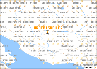 map of Habertsweiler