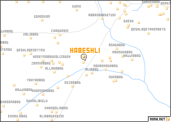 map of Habeshlī