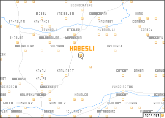 map of Habeşli