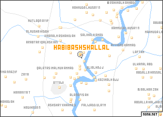 map of Ḩabīb ash Shallāl