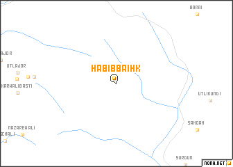 map of Habīb Baihk