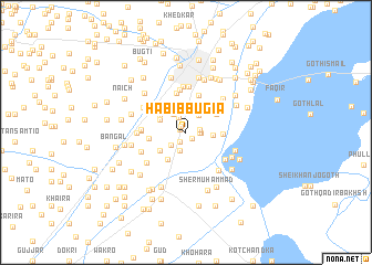 map of Habīb Bugia