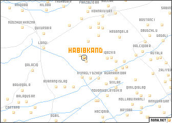 map of Hǝbibkǝnd