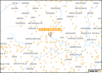 map of Habīb Kaniāl