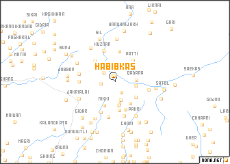 map of Habīb Kas