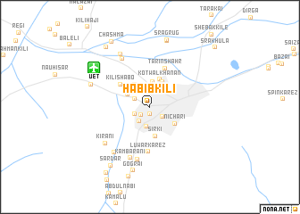 map of Habīb Kili