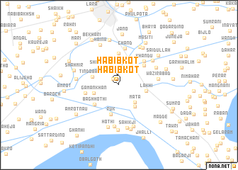 map of Habībkot