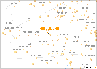map of Ḩabībollāh