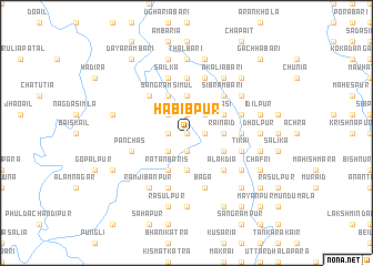 map of Habibpur