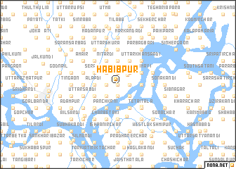 map of Habibpur