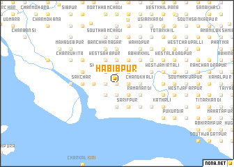 map of Habibpur
