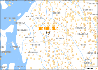 map of Habībwāla