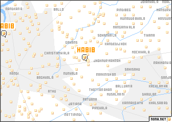 map of Habīb