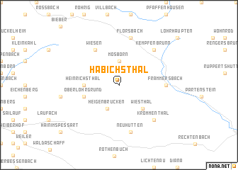 map of Habichsthal