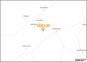 map of Habīlah