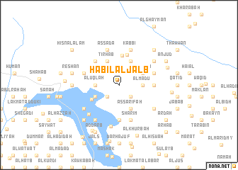 map of Ḩabīl al Jalb