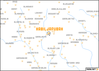 map of Ḩabīl Jarūbah