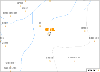 map of Habil