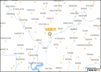 map of Habin